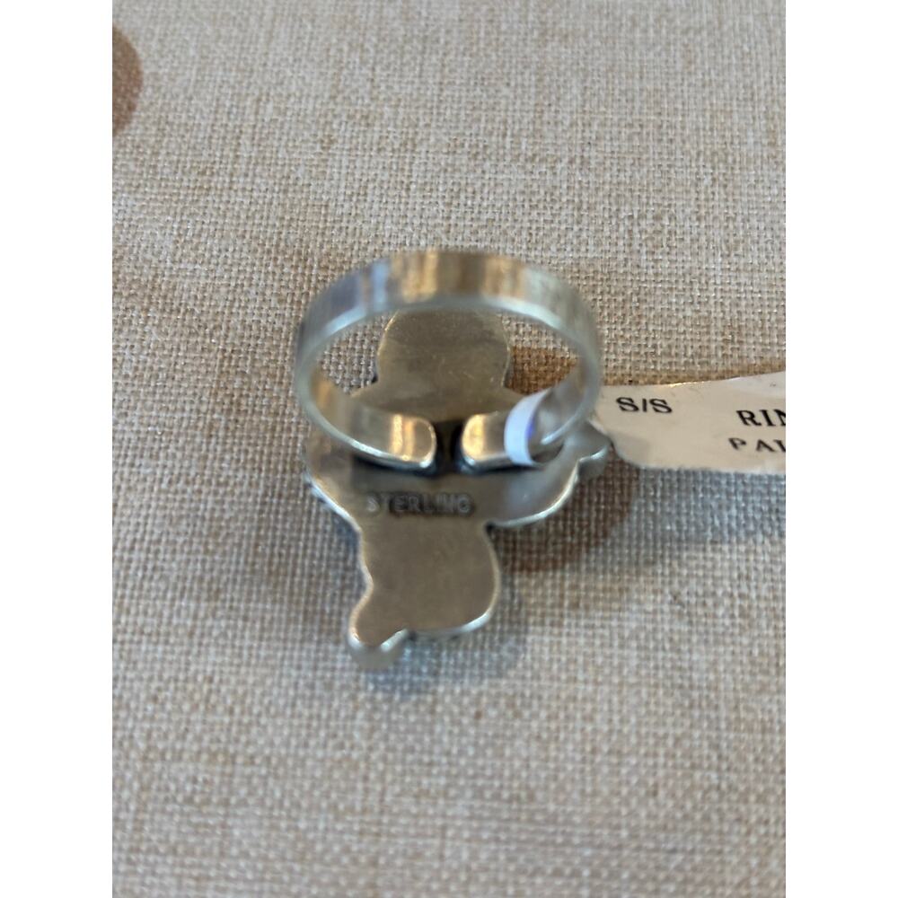 Paloma Turquoise Cactus Ring in Sterling Silver Adjustable - Picture 7 of 10